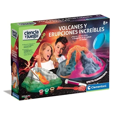 Imagen de Clementoni Volcán Brillante en la Oscuridad Juego científico, Juguete Ciencias a Partir de 8 años (55472)