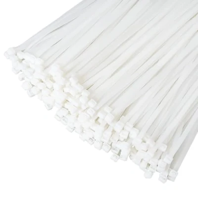 Imagen de Jokisa 1000 Piezas Bridas Blancas 300 x 4,8 mm, Plastico para Cables Profesionales, 23 kg de Resistencia a la Tracción, Resistentes los Rayos UV Interiores y Exteriores