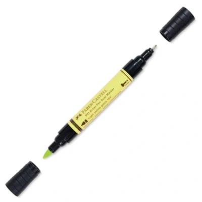 Imagen de Faber Castell 162104 Pitt Artist Pen Dual Marker tinta china. Color 104. Amarillo claro transparente