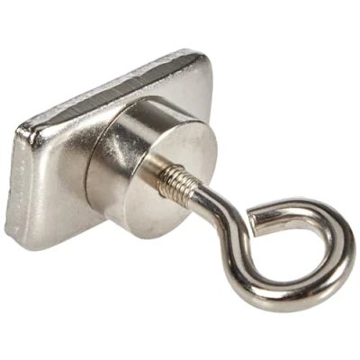 Imagen de Magnet de Sujeción Neodimio Dia 19mm Con Cebolio M5 Para Colgar, Sostener O Mostrar Elementos 15kg.