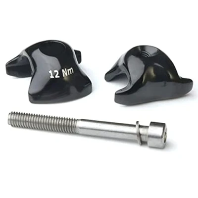 Imagen de Ritchey Abrazaderas de Riel Carbono 1 Perno Wcs Tallo, Repuestos, Negro, 7mm x