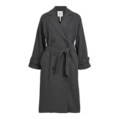 Imagen de Object Objkeily L/S Coat Noos Abrigo, Gris Oscuro, 36 Mujeres