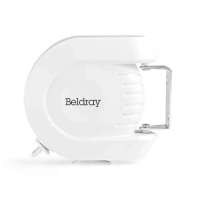 Imagen de Beldray LA026996 tendedero Extensible, 12 Metros Cuerda retráctil para Uso en Exteriores e Interiores, línea de Lavado, Cuerdas y Blanco