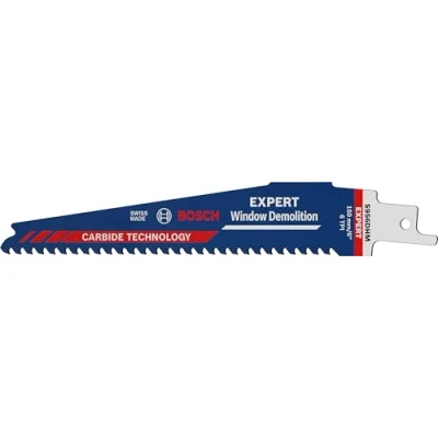 Imagen de Bosch Professional 10x Hojas de Sierra sable Expert `Window Demolition` S 956 DHM (para Madera con metal duro, Longitud 150 mm, accesorios sable)