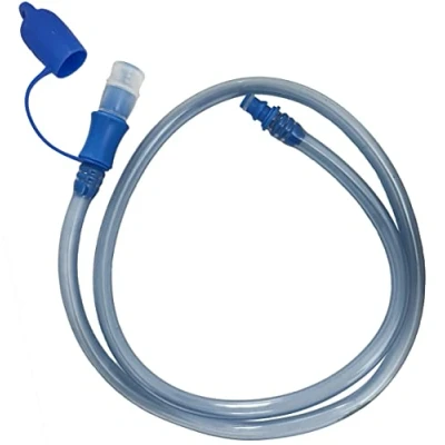Imagen de TANNOZHE tubo universal de la vejiga hidratación,Boquilla silicona grado alimenticio,Longitud del paja 39 pulgadas, Blue, 18*10*1.8, Mochila Trekking