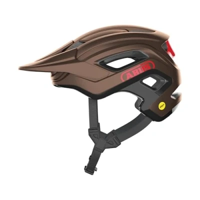 Imagen de ABUS casco MTB Cliffhanger MIPS de ciclismo para senderos exigentes con protección contra impactos y grandes aberturas ventilación hombres mujeres cobre/rojo, talla M