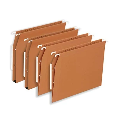 Imagen de Elba 400126812 Carpetas colgantes para cajón, distancia entre ejes 39, fondo U, 30 mm, formato exterior 37,1 x 24, naranja, paquete de 25 unidades