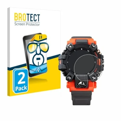 Imagen de BROTECT Protector Pantalla para Casio G Shock GW 9500 Transparente (2 Unidades) Anti Huellas