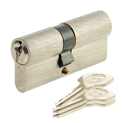 Imagen de Yale 10 0252 4040 00 2101 Y252 06837 Cilindro Doble para Perfil (40/40 mm), Multicolor