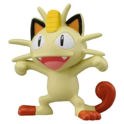 Imagen de TAKARA TOMY Takaratomy Official Pokemon X and Y MC 045 2&quot; Meowth Action Figure