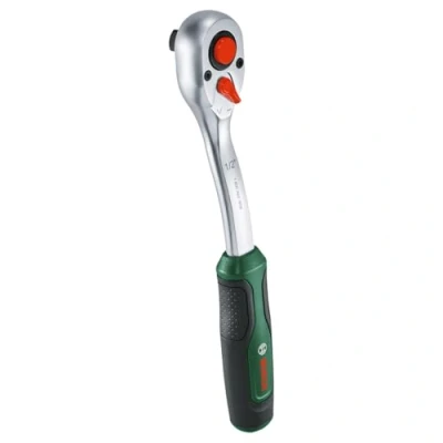 Imagen de Bosch carraca con accionamiento de 1/2&quot; (potente, para múltiples tareas bricolaje; alto par hasta 768 Nm; botón bloqueo, interruptor dirección intuitiva; cuello curvado; mango ergonómico)