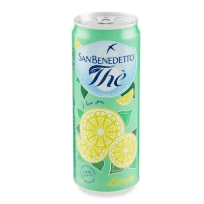 Imagen de 48x San Benedetto The&#039; Lemon Flavoured Ice Tea Drink Beverage 330ml