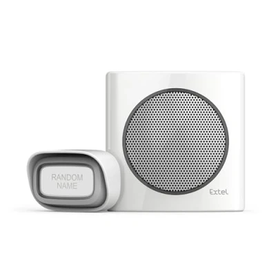 Imagen de Extel 81738 Timbre Inalámbrico, Blanco, 200 M