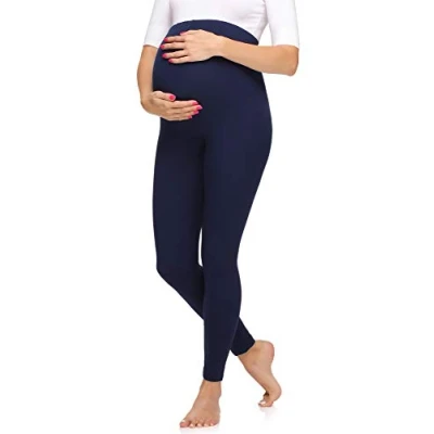 Imagen de Merry Style Leggins Premamá Pantalones Largos de mujer Mallas largas Embarazo para embarazada MS10 297 (Azul Marino, 3XL)