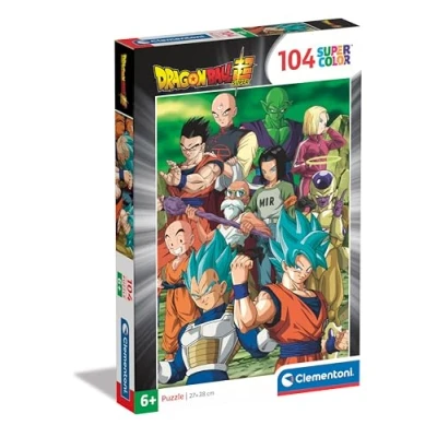 Imagen de Clementoni Dragon Ball Super Dragonball Supercolor Puzzle Infantil De 104 Piezas, para Niños 6 8 Años, Desarrolla La Concentraciòn Mentàl Y Logica, 25757, Multicolor
