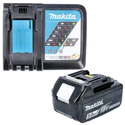 Imagen de Makita Kit de Fuente alimentación 18 V con 1 batería BL1850B, 5,0 Ah + Cargador DC18RC