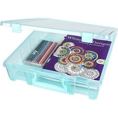 Imagen de Art Bin ArtBin Super Satchel Compartimento único 15.25 Inch 35,5 x 3.5 Aqua Mist