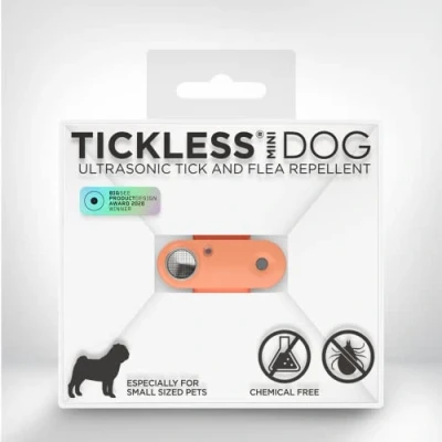 Imagen de Tickless Mini Dog Repelente Natural de pulgas y garrapatas para Perros, Libre químicos, ultrasónico Durazno Caliente