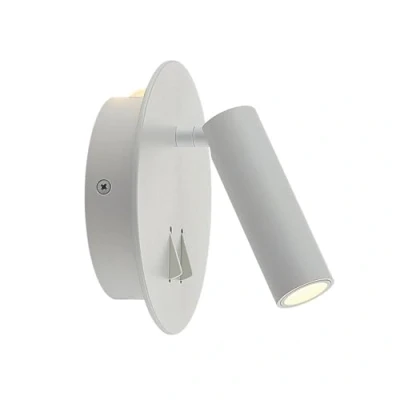 Imagen de LED Lámpara de pared &#039;Magya&#039; (Moderno) en Blanco hecho Aluminio e.o. para Salón &amp; Comedor (2 llamas,) Lucande aplique LED,