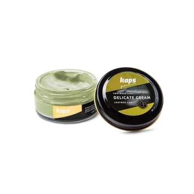 Imagen de Kaps Crema para El Cuidado del Calzado, Intensivo Y Nutritivo Cuero, Delicate, 70 Colores (148 verde manzana)