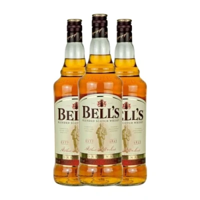 Imagen de Whisky Blended Bell&#039;s Botella Misil 1 L (Caja de 3 L)