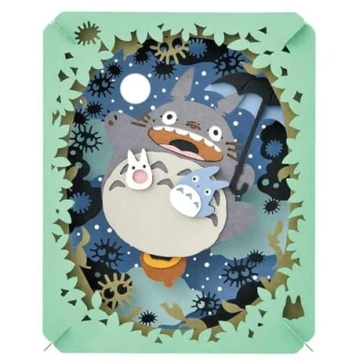 Imagen de Ensky My Neighbor Totoro Illuminated by The Moon, Paper Theater (PT 048N) Producto oficial de Studio Ghibli