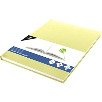 Imagen de Kangaro KTC K 5350 Papel blanco A4 con tapa dura amarilla, 80 hojas, 100 gramos, color amarillo pastel