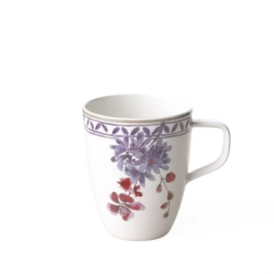Imagen de Villeroy &amp; Boch Artesano Provençal Lavendel Taza de café, 380 ml, porcelana premium, color blanco/colorido
