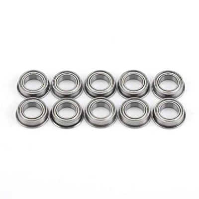 Imagen de Mini rodamientos de bolas, 10PCS MF106ZZ rodamiento bolas brida blindada acero inoxidable, bricolaje, tornos, motores, impresoras 3D, fresadoras y diversos equipos mecánicos (6x10x3mm)