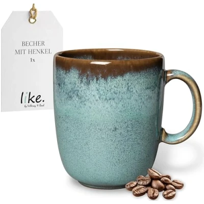 Imagen de Like by Villeroy &amp; Boch 10 4282 9651 Taza con asa, Glacé, 1 Unidad (Paquete de 1)