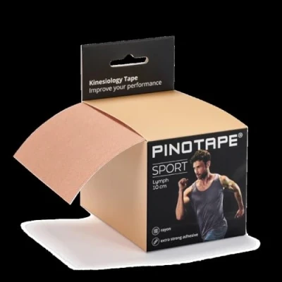 Imagen de Pinotape Sport Cinta kinesiológica XXL (10 cm x 5 m, 3 unidades), color beige claro