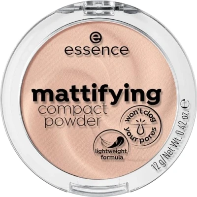 Imagen de Essence polvos compactos matificantes 11 pastel beige.