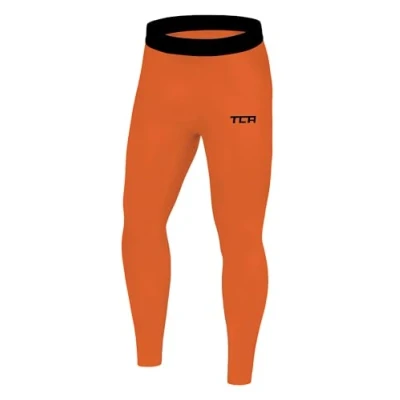 Imagen de TCA Niños SuperThermal Compression Armour Base Layer Thermal Undar Medias Naranja, 6 8 años