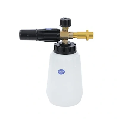 Imagen de AIM Tools 1L Snow Foam Lance Cañón de Espuma Nieve Boquilla Ajustable Lanza Dispensador Jabón Limpiador Alta Presión Compatible con Kärcher K2 K3 K4 K5 K6 K7