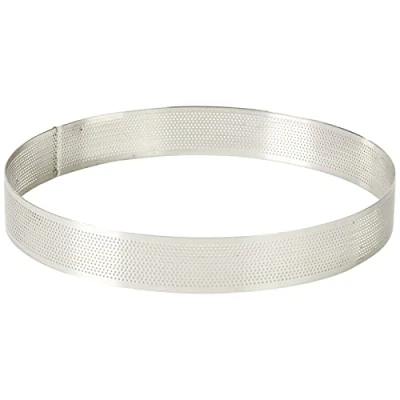 Imagen de Lacor 68554 Molde Aro Redondo Perforado 24x3,5cm Inox.
