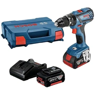 Imagen de Bosch Professional 18V System GSB 28 Taladro percutor a batería (63 Nm, 1900 rpm, 2 baterías x 3.0 Ah, en maletín)