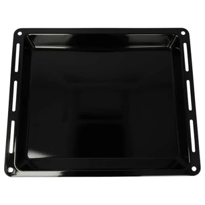 Imagen de vhbw Bandeja reemplaza Whirlpool 481010640958, 481010657929 para horno 44,5 x 37,5 5 cm, antiadherente, esmaltado, negro