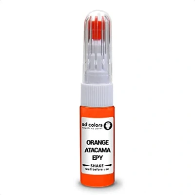 Imagen de SD COLORS NARANGE ATACAMA EPY compatible con RENAULT nuevo kit de reparación bolígrafo pintura retoque 20 ML SCIP CEPILLO CODE COLOR NARANJA