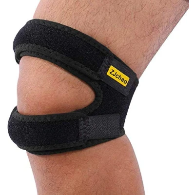Imagen de Rodillera Ajustable Deportiva Para Correr Y Caminar,Elástico, Transpirable Antibacteriano, Negro 1 Pieza