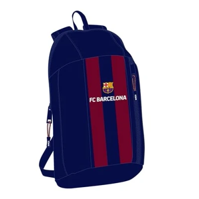 Imagen de Safta F.C. BARCELONA Mini Mochila para Uso Diario, Ideal Niños de Diferentes Edades, Cómoda y Versátil, Calidad Resistencia, 22x10x39 cm, Color Azul marino/granate