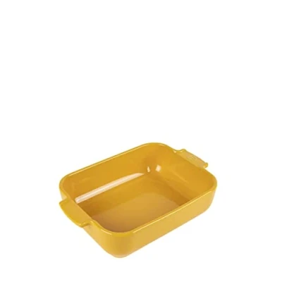 Imagen de Fuente rectangular Peugeot 25x16x6 Amarillo Azafrán