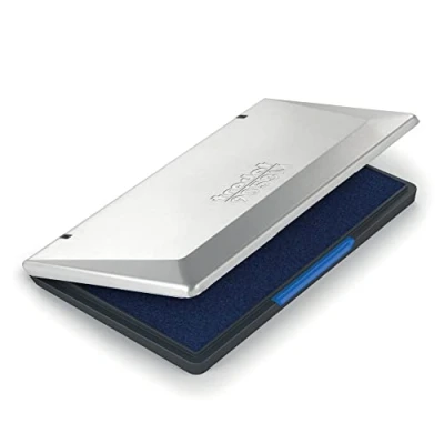 Imagen de Trodat 9053 Tampón para sellos de mano (metal, 160 x 90 mm), color azul, azul