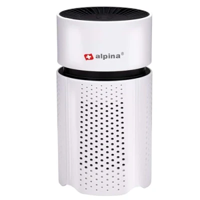 Imagen de alpina Purificador de aire USB A Air Purifier con Filtro HEPA 13 e Ionizador para Habitaciones Pequeñas hasta 6m2 1,5W