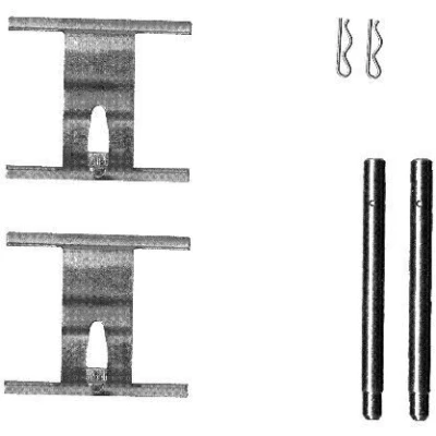 Imagen de TEXTAR 82076600 Kit de accesorios, pastillas frenos VOLKSWAGEN: Touareg I, PORSCHE: Cayenne, AUDI: Q7