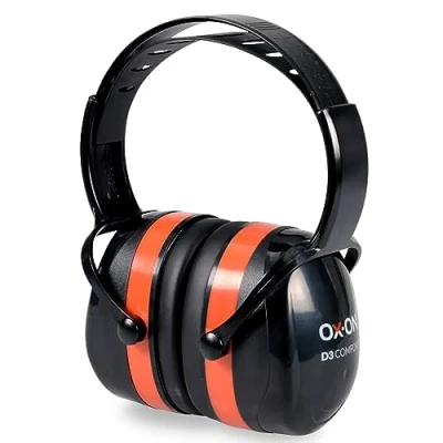 Imagen de OX ON EARMUFFS D2 COMFORT I Protección auditiva pasiva, dieléctrica con alto efecto aislante, valor SNR 33 dB 238 g orejeras ligeras certificación CE, CAT. III y EN, cómodas ventiladas,