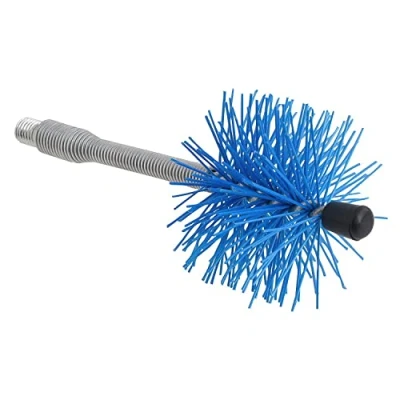 Imagen de WOLFPACK LINEA PROFESIONAL Deshollinador Cepillo Nylon Eje Flexible 80 mm.