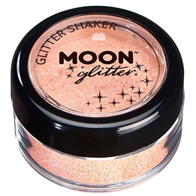 Imagen de Agitadores de Brillo Pastel por Moon Glitter 100% Cosmético para la Cara, Cuerpo, Uñas, Cabello y Labios 3g Melocotón