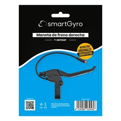 Imagen de Repuesto Original smartGyro Maneta de Freno Derecha + Sensor para los Patinetes Eléctricos Speedway, Rockway y Crossover
