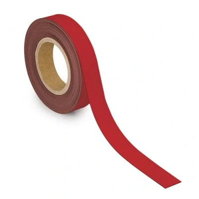 Imagen de MAUL Cinta de identificación 30 mm x 1 mm, rotulable con parte trasera magnética, versátil aplicación en la oficina, taller, almacén y cocina, se puede cortar individualmente, 10 m