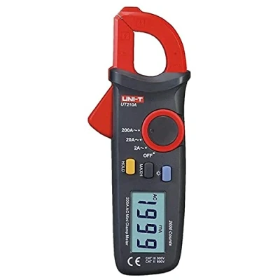 Imagen de UNI T UT210A Clamp Meter Digital Pliers Ammeter Voltmeter Professional Electrician Tester Multimeter